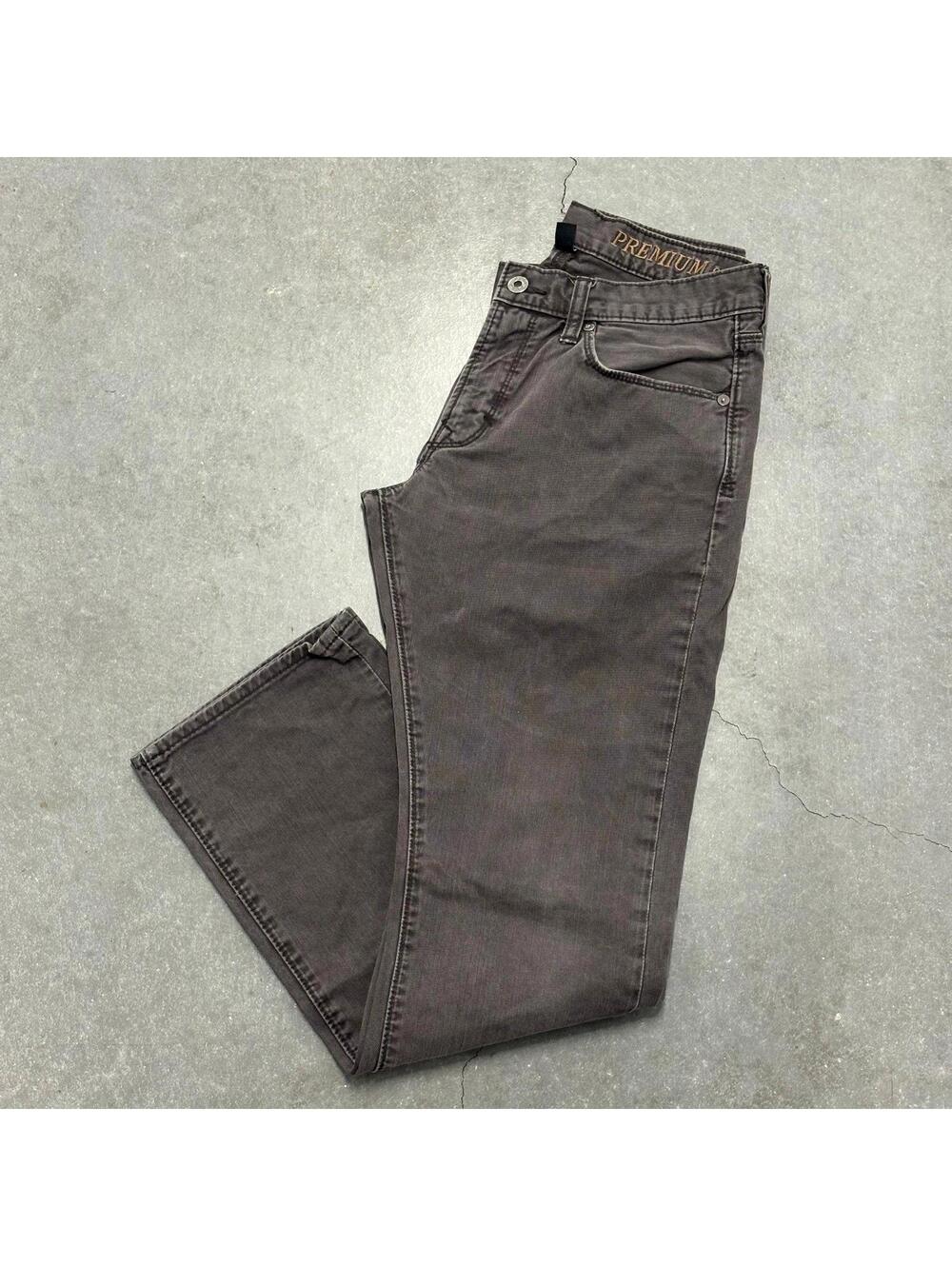 GAP Gray Premium Straight Fit Jeans